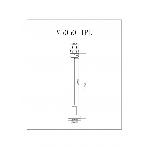 Светильник Moderli V5050-1PL