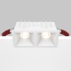 Встраиваемый светильник Maytoni Downlight Alfa LED DL043-02-10W3K-SQ-W