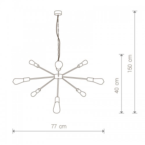 Люстра подвесная Nowodvorski ROD 9130