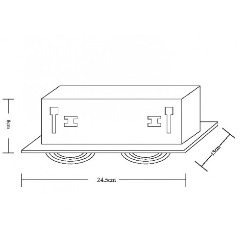 Встраиваемый светильник поворотный Arte Lamp Technika A5941PL-2WH