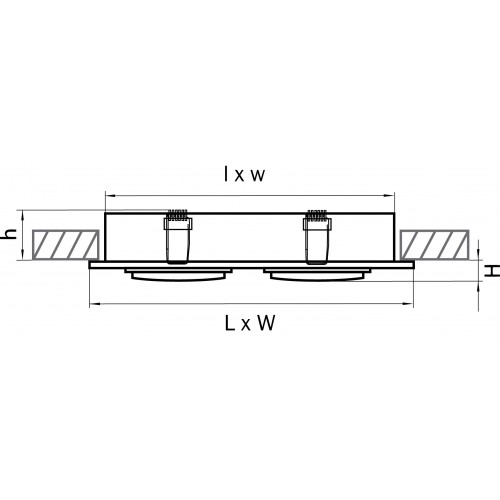 Светильник встраиваемый Lightstar Singo 011622