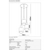 Светильник подвесной Lucide TOLEDO 74405/13/62