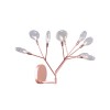 Бра Crystal Lux EVITA EVITA AP9 COPPER/TRANSPARENT