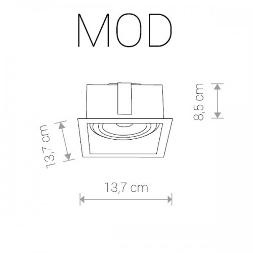 Встраиваемый светильник MOD 9413