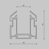 Профиль для монтажа Exility в натяжной ПВХ потолок, 2м Maytoni Technical TRA034MP-212S