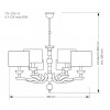 Люстра Kutek MOOD TIV-ZW-6 (N)