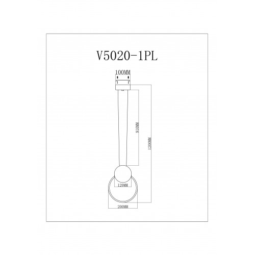 Светильник Moderli V5020-1PL