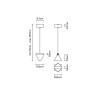 Подвесной светильник Fabbian Tripla F41A0176