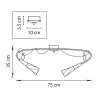 Люстра потолочная Aereo 711067