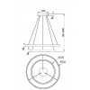 Подвесной светильник Maytoni MOD058PL-L74BS3K