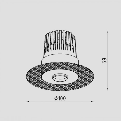 Светильник встраиваемый Lighttech Pin 10W LTA08001