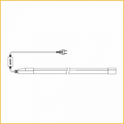 Гибкий-неон односторонний Teamprof 8*16мм TPF-FX816-120-220V-W/W