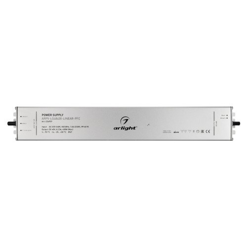 Блок питания ARPV-LG48400-LINEAR-PFC (48V, 8.33A, 400W) (Arlight, IP67 Металл, 5 лет)