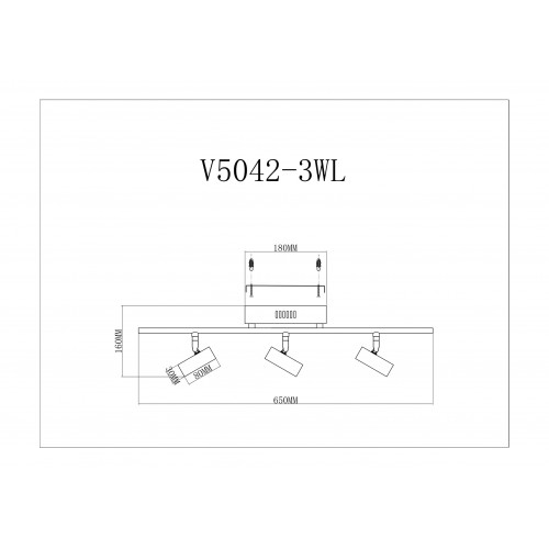 Спот Moderli Right V5042-3WL