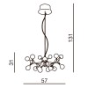 Люстра подвесная Azzardo Neurono 15 AZ0107