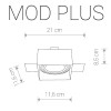 Встраиваемый светильник MOD PLUS 9408