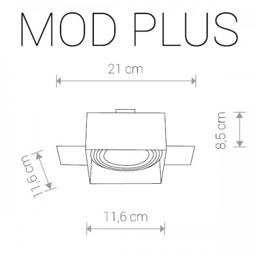 Встраиваемый светильник MOD PLUS 9408