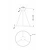 Подвесной светильник Maytoni Rim MOD058PL-L32BS4K