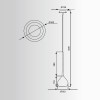 Люстра подвесная Zumaline LIBRA MD2128-1W