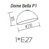 Подвесной светильник TopDecor Dome Bella P1 09