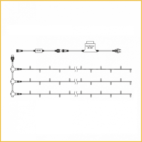 Спайдер Teamprof 3х20м TPF-S3*20F-B/B