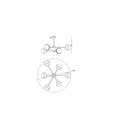 Подвесной светильник Freya Modern Sonder FR5204PL-06BS