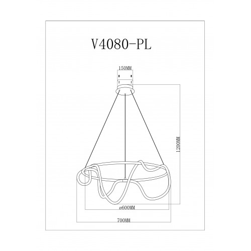 Светильник Moderli V4080-PL