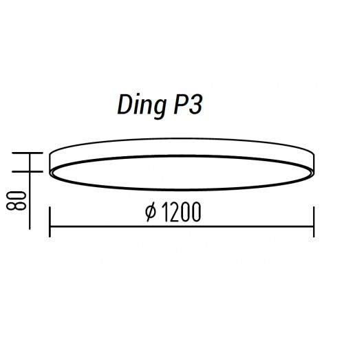 Потолочный светильник TopDecor Ding P3 12