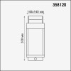 Ландшафтный переносной светильник Novotech IVORY LED 358120