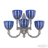 Бра Bohemia Ivele Crystal 7109B15/3+2/210 NW P1 U Clear-Blue/H-1H