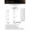 Светильник подвесной Aployt Paula APL.617.16.01