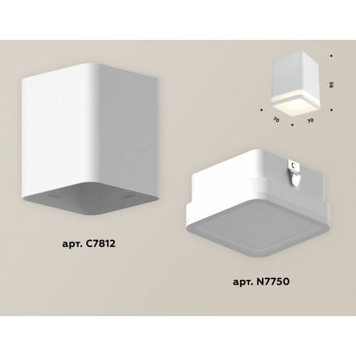 Комплект накладного светильника Ambrella Techno XS7812020