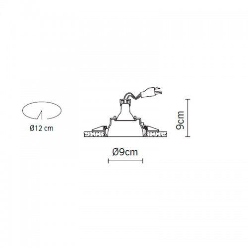 Встраиваемый светильник Fabbian Tools F19F2001