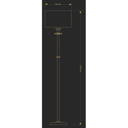 Торшер Kutek DECOR ABAZUR DEC-LS-1(P/A)