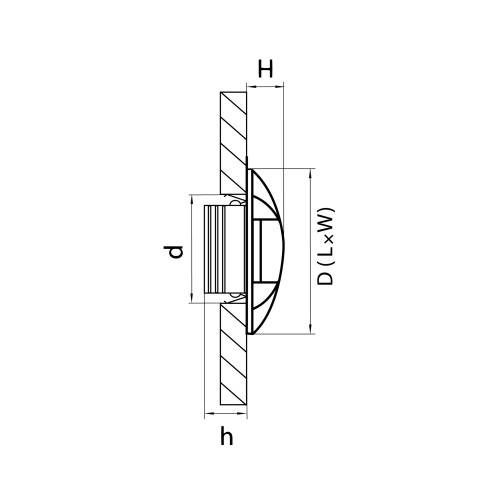 Светильник точечный встраиваемый Lumina 3W 212264