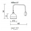 Настенный светильник TopDecor Hilton A1 12