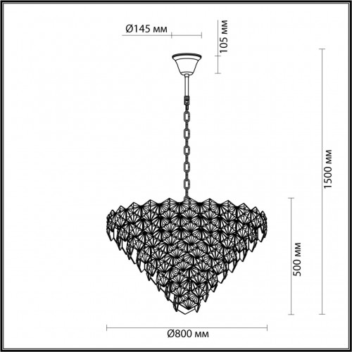 Люстра Odeon Light MODERN 4923/12