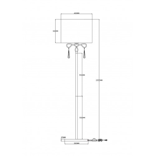 Торшер Moderli Mae V2564-1F