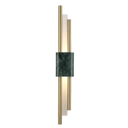 Бра Crystal Lux CARTA AP6W LED GREEN/BRASS