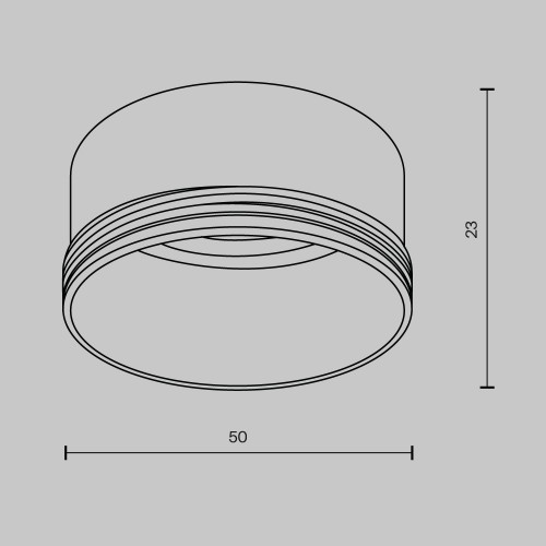 Декоративное кольцо для Focus Led Maytoni Technical RingM-12-W