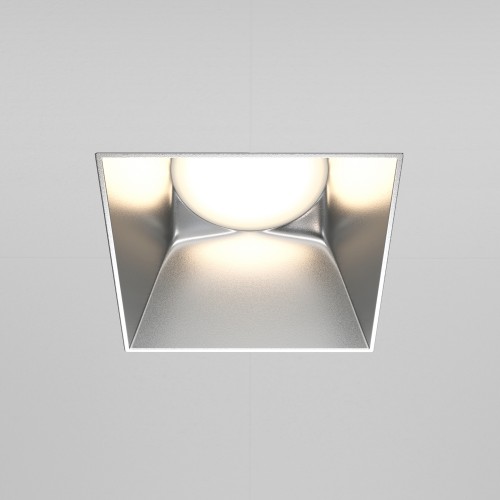 Встраиваемый светильник Maytoni Downlight Share DL051-01-GU10-SQ-WS