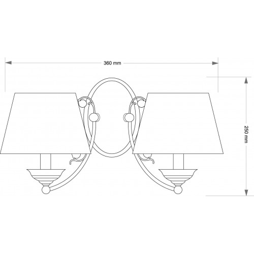 Бра Kutek CASAMIA ABAZUR CAS-K-2(P/A)