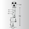 Люстра подвесная Zumaline PERLE P0226-03B-F4RK