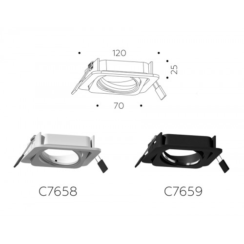 Корпус светильника Ambrella DIY Spot C7659