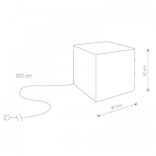 Ландшафтный светильник Nowodvorski CUMULUS CUBE 8966