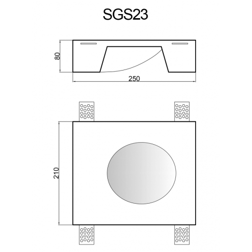 Гипсовый светильник Artpole SGS23