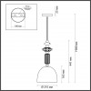 Подвесной светильник Odeon Light CLASSIC CANDY 4861/1C