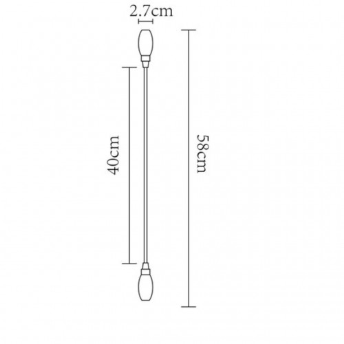 Коннектор длинный для шинопровода Arte Lamp A1520 A152006