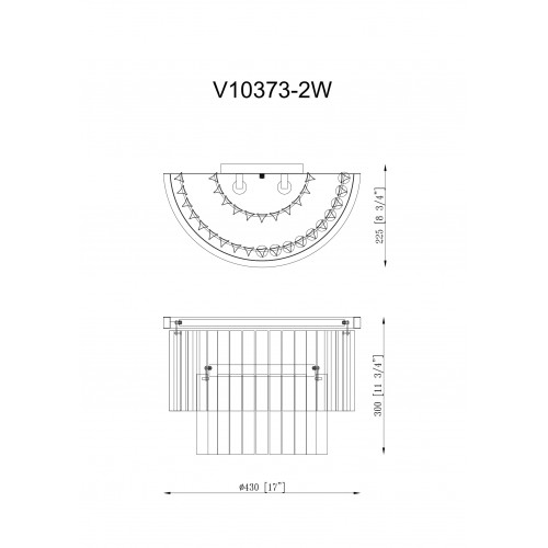 Светильник настенный Moderli Avista V10373-2W