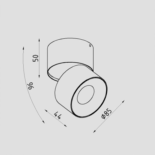 Светильник накладной Lighttech Washer 12W LTM07002